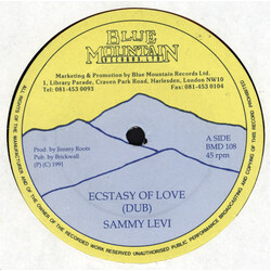 Sammy Levi / George Nooks Ecstasy Of Love / Love At First Sight USED VINYL 12INCH 45 RPM