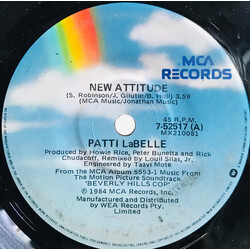 Patti LaBelle / Harold Faltermeyer New Attitude / Shoot Out USED VINYL 7INCH SINGLE 45 RPM