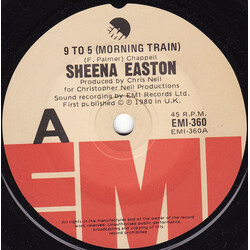 Sheena Easton 9 To 5 (Morning Train) VINYL 7" USED