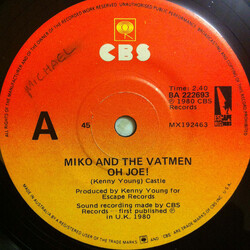 Miko And The Vatmen Oh Joe! USED VINYL 7INCH 45 RPM