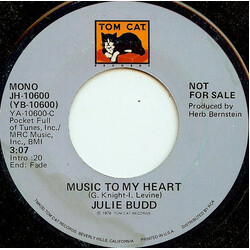 Julie Budd Music To My Heart USED VINYL 7INCH 45 RPM PROMO STEREO