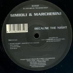 Nello Simioli / Raf Marchesini Because The Night VINYL 12" USED