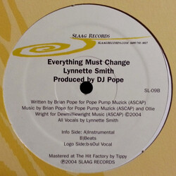 Lynette Smith Everything Must Change VINYL 12" USED