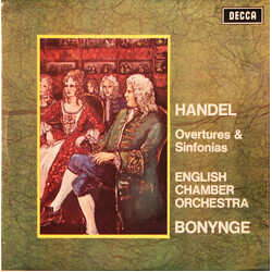Georg Friedrich Händel / English Chamber Orchestra / Richard Bonynge Overtures & Sinfonias Vinyl LP USED
