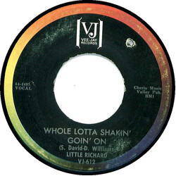 Little Richard Whole Lotta Shakin' Goin' On / Goodnight Irene USED VINYL 7INCH 45 RPM SINGLE