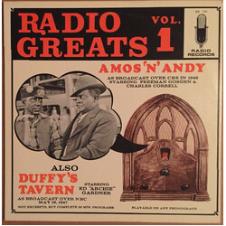 Amos 'N Andy / Ed Gardner Radio Greats Vol. 1 USED VINYL 12INCH 33 S RPM ALBUM