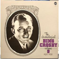 Various The Chronological Bing Crosby Volume 9 1929-1930 Vinyl LP USED