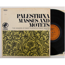 Giovanni Pierluigi da Palestrina / Les Chanteurs De Saint-Eustache / Emile Martin Masses And Motets Vinyl LP USED