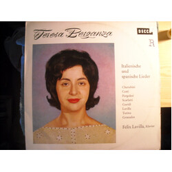 Teresa Berganza / Felix Lavilla Italienische Und Spanische Lieder Vinyl LP USED