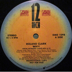 Roland Clark Why! Vinyl 12" USED