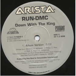 Run-DMC Down With The King Vinyl 12" USED