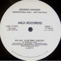 George Howard No No Vinyl 12" USED
