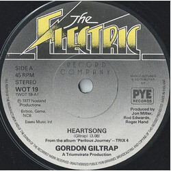 Gordon Giltrap Heartsong USED VINYL 7INCH 45 RPM SINGLE STEREO