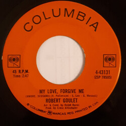 Robert Goulet My Love Forgive Me USED VINYL 7INCH 45 RPM