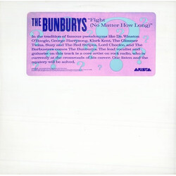 The Bunburys Fight (No Matter How Long) USED VINYL 12INCH SINGLE 33 S RPM PROMO