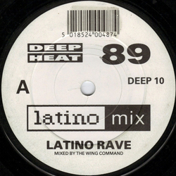 Latino Rave Deep Heat '89 Vinyl 7" USED