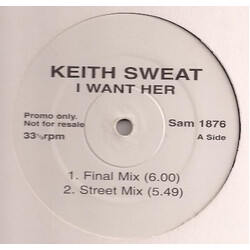 Keith Sweat I Want Her USED VINYL PROMO 12INCH