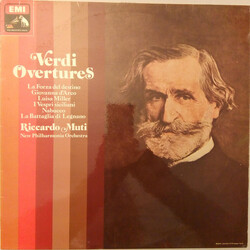 Giuseppe Verdi / Riccardo Muti / New Philharmonia Orchestra Overtures Vinyl LP USED