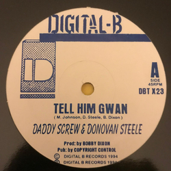 Daddy Screw / Donovan Steele / Computer Paul Tell Him Gwan Vinyl 12" USED
