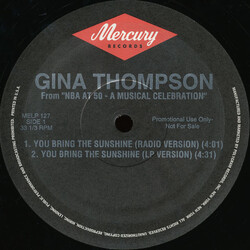 Gina Thompson You Bring The Sunshine Vinyl 12" USED