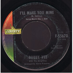 Bobby Vee / The Eligibles I'll Make You Mine / She's Sorry USED VINYL 7INCH 45 RPM SINGLE