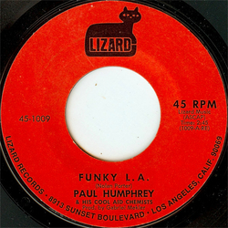 Paul Humphrey & His Cool Aid Chemists Funky L. A. Vinyl 7" USED