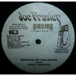 Leroy Sibbles / Courtney Melody Choice Of Colours / Key To My Heart USED VINYL 12INCH 45 RPM MAXI-SINGLE