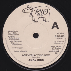 Andy Gibb An Everlasting Love USED VINYL 7INCH 45 RPM SINGLE