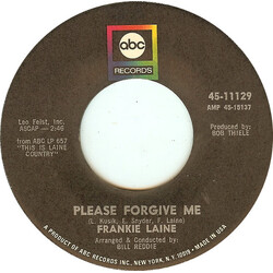 Frankie Laine Please Forgive Me USED VINYL 7INCH 45 RPM