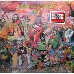 Iron Butterfly Live Vinyl LP USED