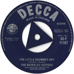 The Beverley Sisters The Little Drummer Boy USED VINYL 7INCH 45 RPM SINGLE