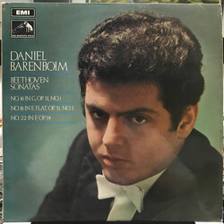 Daniel Barenboim Beethoven Sonatas: No. 16 In G, Op. 31, No. 1; No. 18 In E Flat, Op. 31, No. 3; No. 22 In F, Op. 54 Vinyl LP USED