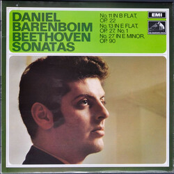 Daniel Barenboim Beethoven Sonatas: No. 11 In B Flat, Op. 22 / No. 13 In E Flat Op. 27, No. 1 / No. 27 In E Minor, Op. 90 Vinyl LP USED