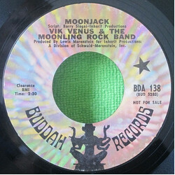 Vik Venus & The Moonling Rock Band Moonjack / Moon Welcome USED VINYL 7INCH 45 RPM SINGLE PROMO STYRENE