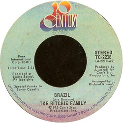 The Ritchie Family Brazil VINYL 7" USED