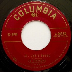 Jo Stafford / Paul Weston And His Orchestra St. Louis Blues USED VINYL 7INCH 45 RPM SINGLE