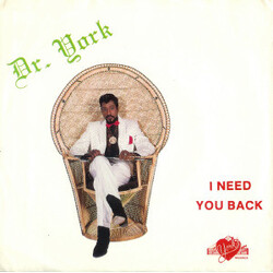 Dr. York I Need You Back USED VINYL 7INCH 45 RPM
