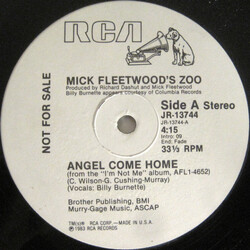 Mick Fleetwood's Zoo Angel Come Home Vinyl 12" USED