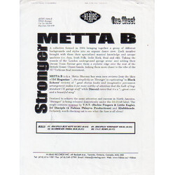 Metta Bhavna Stronger USED VINYL 12INCH WHITE LABEL