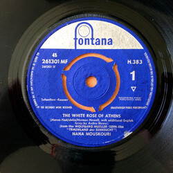 Nana Mouskouri The White Rose Of Athens USED VINYL 7INCH 45 RPM SINGLE