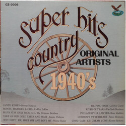 Various Super Hits Country 1940's Vinyl LP USED