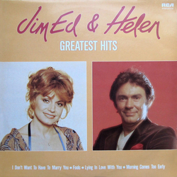 Jim Ed Brown & Helen Cornelius Greatest Hits Vinyl LP USED