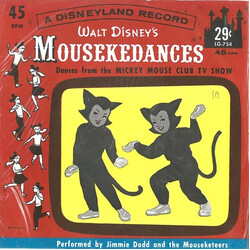 Jimmie Dodd / The Mouseketeers Mousekedances From Walt Disney's Mickey Mouse Club TV Show USED VINYL 7INCH 45 RPM SINGLE