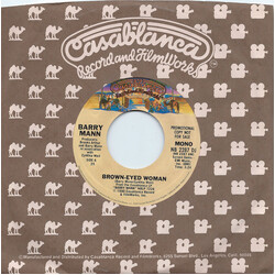 Barry Mann Brown-Eyed Woman USED VINYL 7INCH 45 RPM SINGLE PROMO STYRENE STEREO MONO