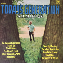 Rex Allen Jr. Today's Generation Vinyl LP USED