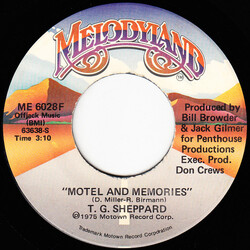 T.G. Sheppard Motel And Memories / Pigskin Charade USED VINYL 7INCH 45 RPM SINGLE
