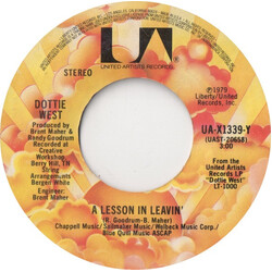 Dottie West A Lesson In Leavin' / Love's So Easy For Two USED VINYL 7INCH 45 RPM SINGLE STYRENE STEREO