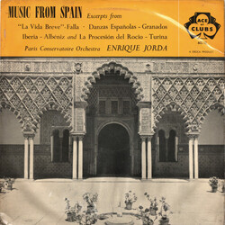 Enrique Jordá / Orchestre De La Société Des Concerts Du Conservatoire Music From Spain Vinyl LP USED