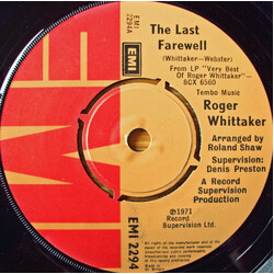 Roger Whittaker The Last Farewell VINYL 7" USED