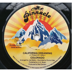 Colorado (2) California Dreaming USED VINYL 7INCH 45 RPM SINGLE